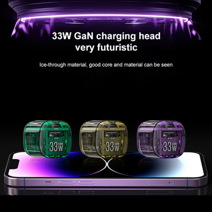 WEKOME WP-U115 33W USB+Type Dual Port GaN Fast Charger, Specification:CN Plug(Purple) - USB Charger by WK | Online Shopping South Africa | PMC Jewellery | Buy Now Pay Later Mobicred