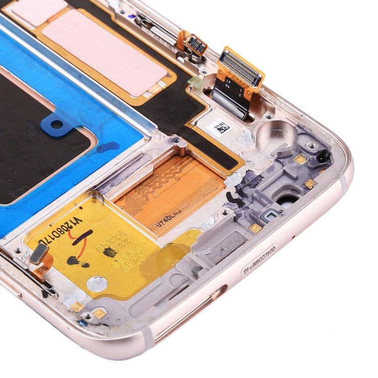 Original LCD Screen and Digitizer Full Assembly with Frame & Charging Port Board & Volume Button & Power Button for Galaxy S7 Edge / G935A(Blue) - free shipping - PMC TechLife - Order now!