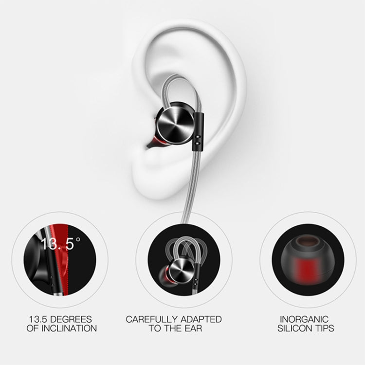 QKZ DM10 High-quality In-ear All-metal Sports Music Headphones, Microphone Version - In Ear Wired Earphone by QKZ | Online Shopping South Africa | PMC Jewellery