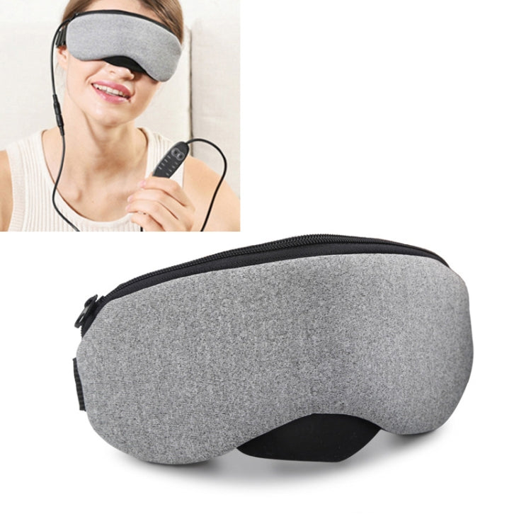 USB Charging Heating Steam Sleep Eye Mask (Grey) - Eye Masks by PMC Jewellery | Online Shopping South Africa | PMC Jewellery