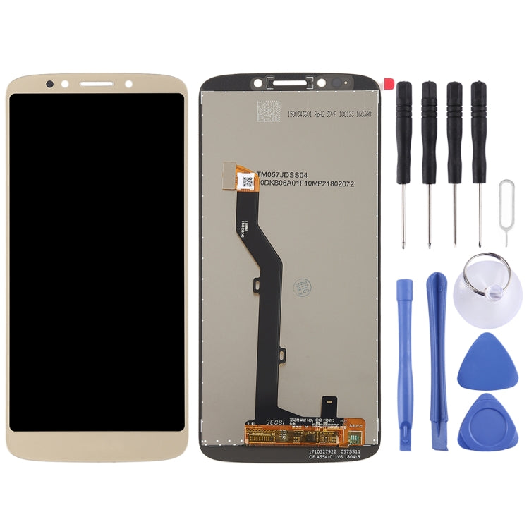 TFT LCD Screen for Motorola Moto E5 with Digitizer Full Assembly (Gold) - free shipping - PMC TechLife - Order now!
