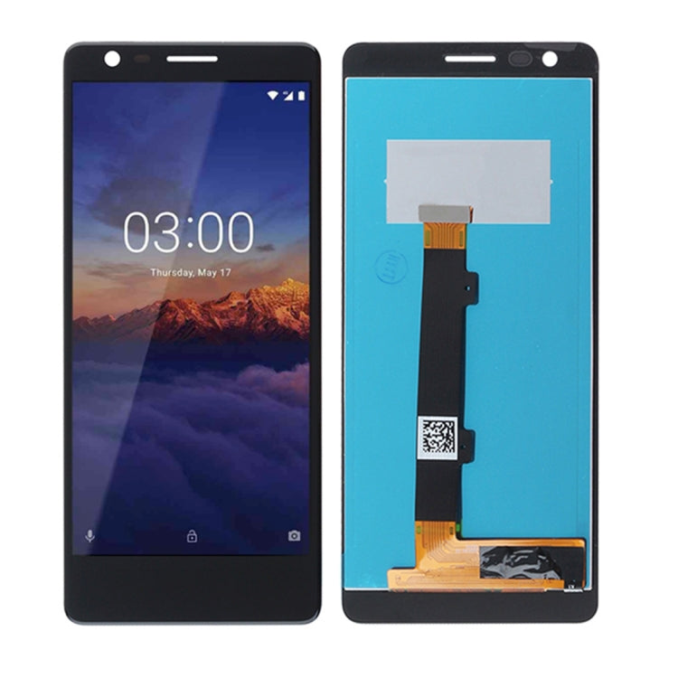 TFT LCD Screen for Nokia 3.1 with Digitizer Full Assembly  (Black) - free shipping - PMC TechLife - Order now!