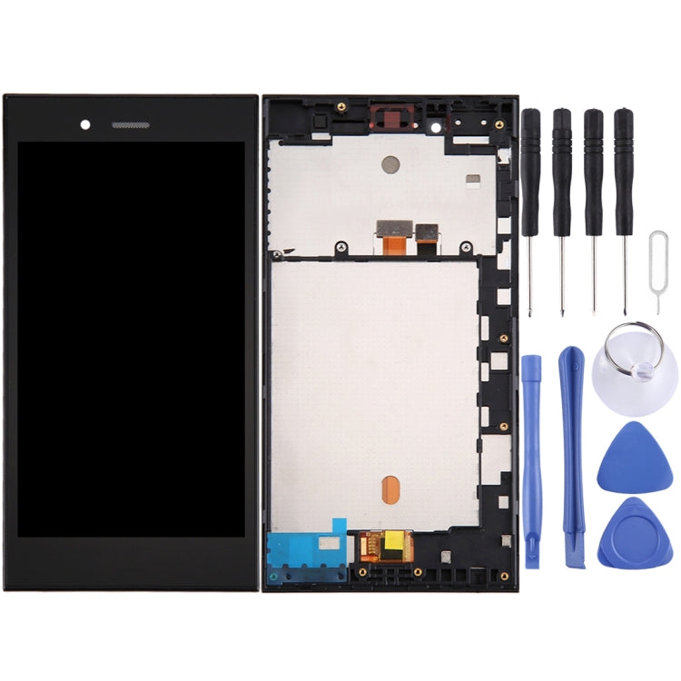 Original LCD Screen for BlackBerry Z3 Digitizer Full Assembly with Frame(Black) - free shipping - PMC TechLife - Order now!