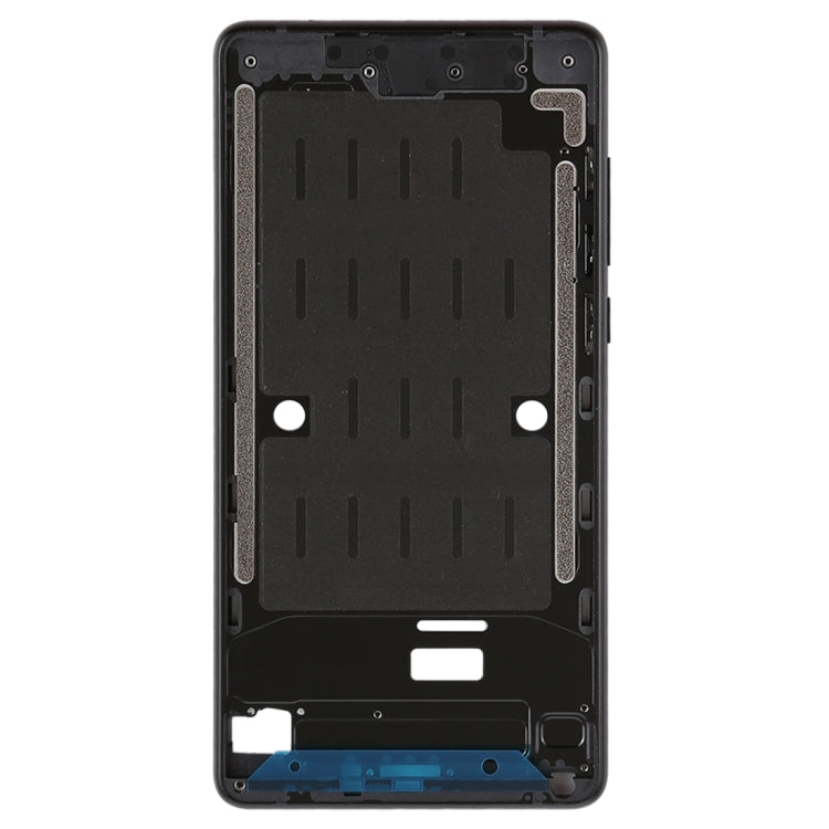 Middle Frame Bezel with Side Keys for Xiaomi Mi Mix2 (Black) - Frame Bezel Plate by PMC TechLife | Online Shopping South Africa | PMC TechLife