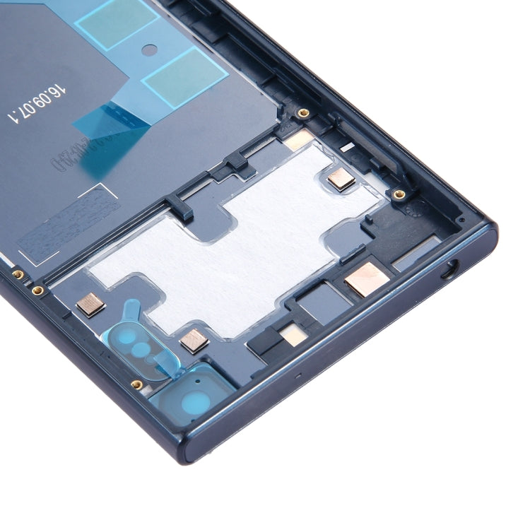 Back Battery Cover + Back Battery Bottom Cover + Middle Frame for Sony Xperia XZ(Dark Blue) - Back Cover by PMC TechLife | Online Shopping South Africa | PMC TechLife