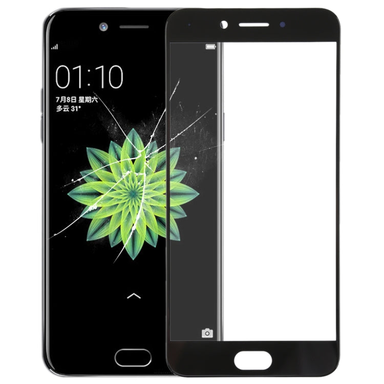 For OPPO A77 / A77T Front Screen Outer Glass Lens (Black) - free shipping - PMC TechLife - Order now!