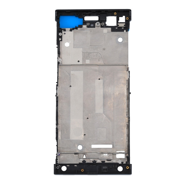 for Sony Xperia XA1 Front Housing LCD Frame Bezel Plate(Black) - Frame Bezel Plate by PMC TechLife | Online Shopping South Africa | PMC TechLife