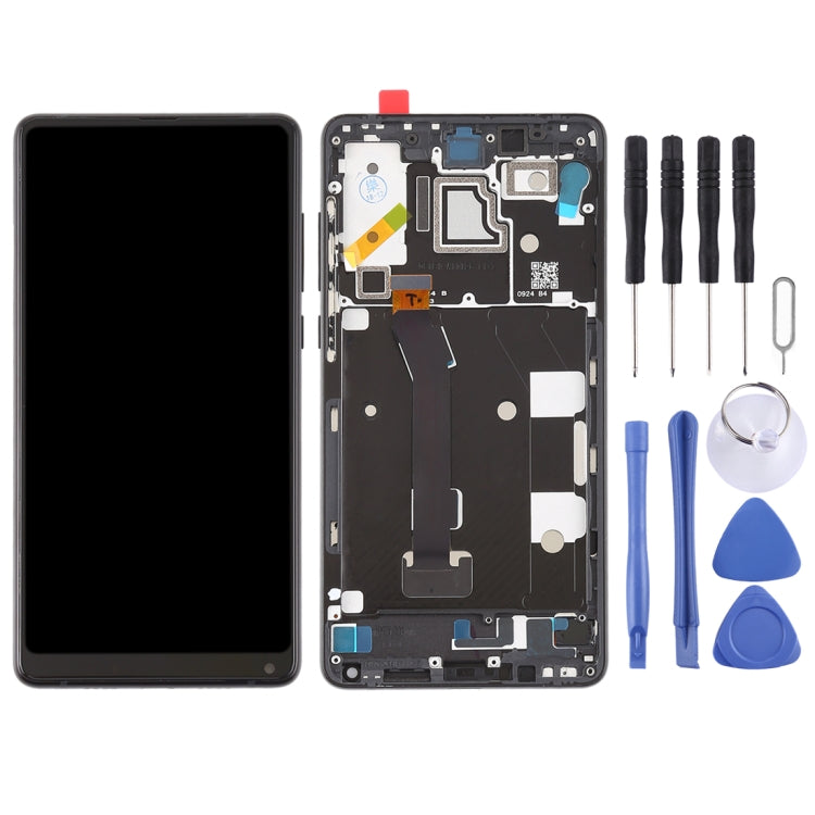 TFT LCD Screen for Xiaomi MI Mix 2S Digitizer Full Assembly with Frame(Black) - free shipping - PMC TechLife - Order now!