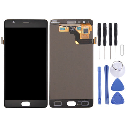 For OnePlus 3T with Digitizer Full Assembly OEM LCD Screen (Black) - LCD Screen by PMC Jewellery | Online Shopping South Africa | PMC Jewellery