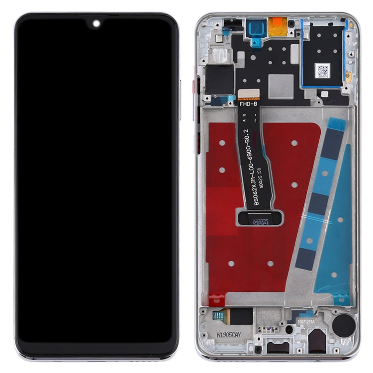 OEM LCD Screen for Huawei P30 Lite / Nova 4e (RAM 6G / High Version) Digitizer Full Assembly with Frame (White) - free shipping - PMC TechLife - Order now!
