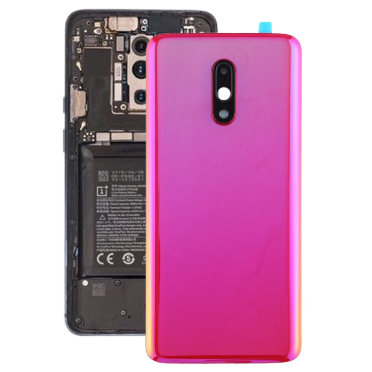 For OnePlus 7 Original Battery Back Cover with Camera Lens Cover (Red) - Back Cover by PMC TechLife | Online Shopping South Africa | PMC TechLife