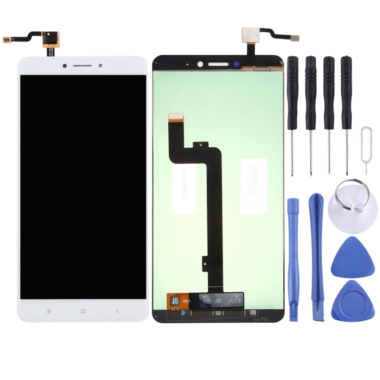 TFT LCD Screen for Xiaomi Mi Max 2 with Digitizer Full Assembly(White) - free shipping - PMC TechLife - Order now!