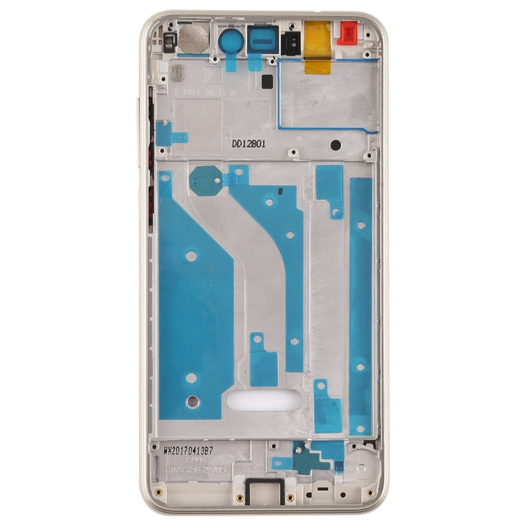 Middle Frame Bezel Plate with Side Keys for Huawei Honor 8 Lite(Gold) - Full Housing Cover by PMC Jewellery | Online Shopping South Africa | PMC Jewellery