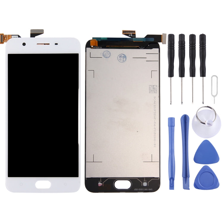 TFT LCD Screen For OPPO A57 with Digitizer Full Assembly(White) - free shipping - PMC TechLife - Order now!