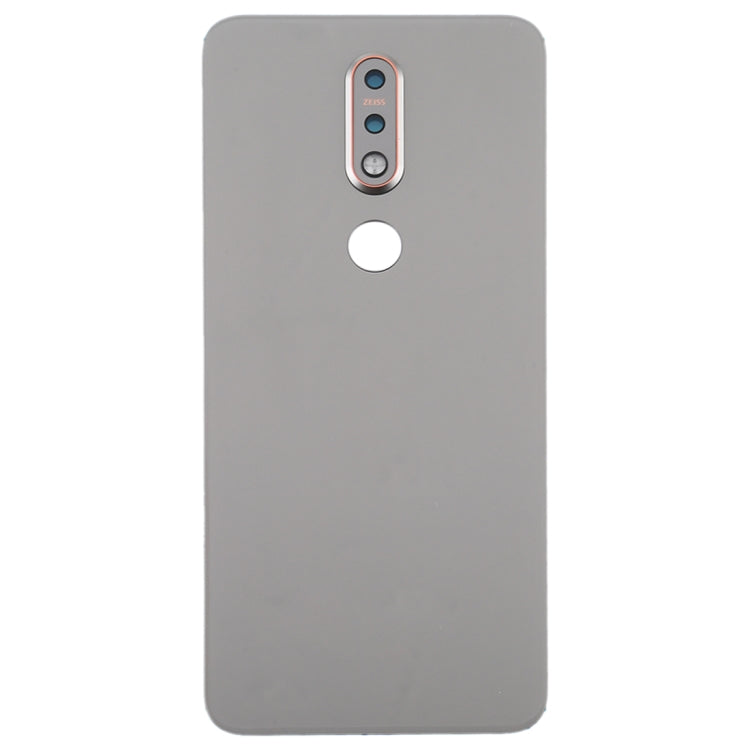 Battery Back Cover for Nokia 7.1(Silver) - Back Cover by PMC TechLife | Online Shopping South Africa | PMC TechLife
