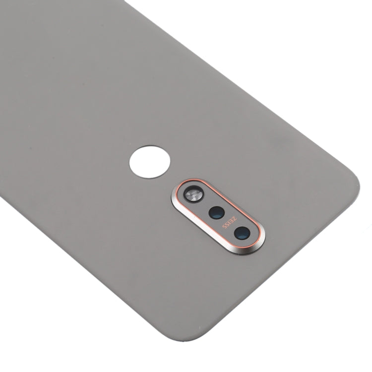 Battery Back Cover for Nokia 7.1(Silver) - Back Cover by PMC TechLife | Online Shopping South Africa | PMC TechLife