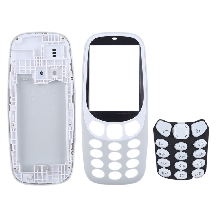 Full Assembly Housing Cover with Keyboard for Nokia 3310(Grey) - Full Housing Cover by PMC Jewellery | Online Shopping South Africa | PMC Jewellery