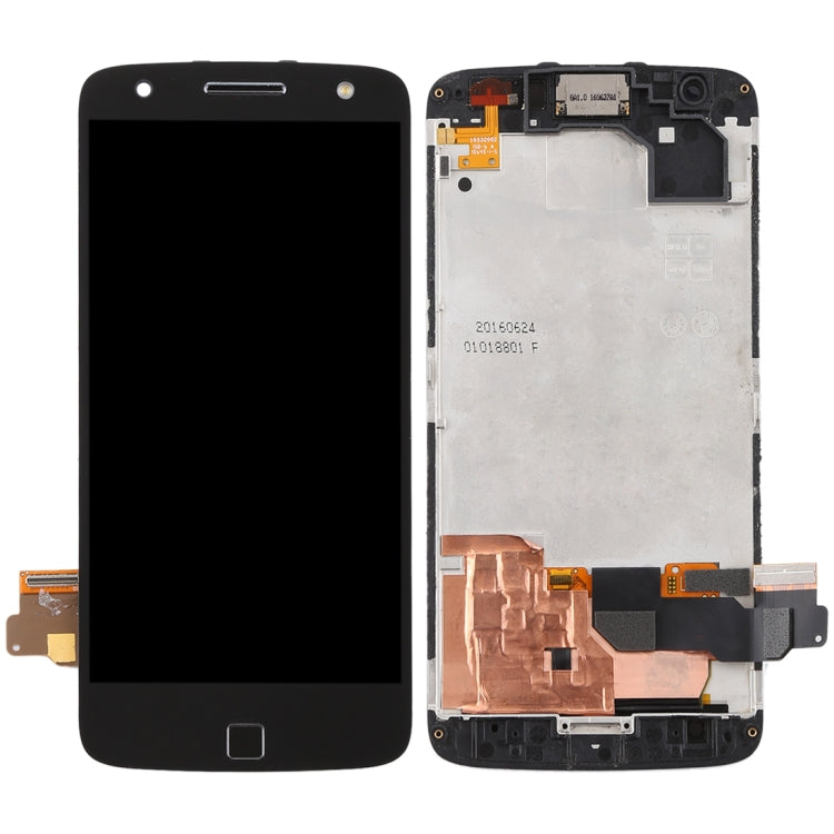 Original LCD Screen for Motorola Moto Z Force XT1650-02 Digitizer Full Assembly with Frame (Black) - free shipping - PMC TechLife - Order now!
