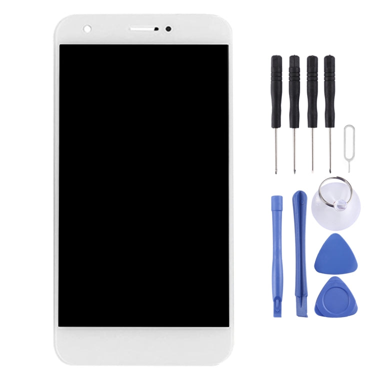 OEM LCD Screen for ZTE Blade A512 with Digitizer Full Assembly (White) - free shipping - PMC TechLife - Order now!