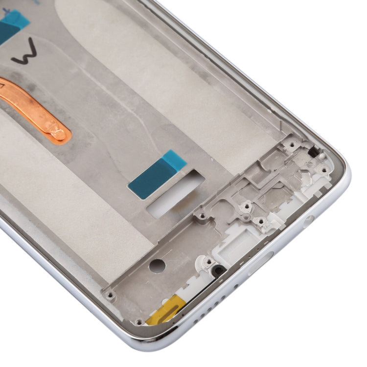 Front Housing LCD Frame Bezel Plate for Xiaomi Redmi Note 8 Pro (Double SIM Version)(White) - Frame Bezel Plate by PMC TechLife | Online Shopping South Africa | PMC TechLife