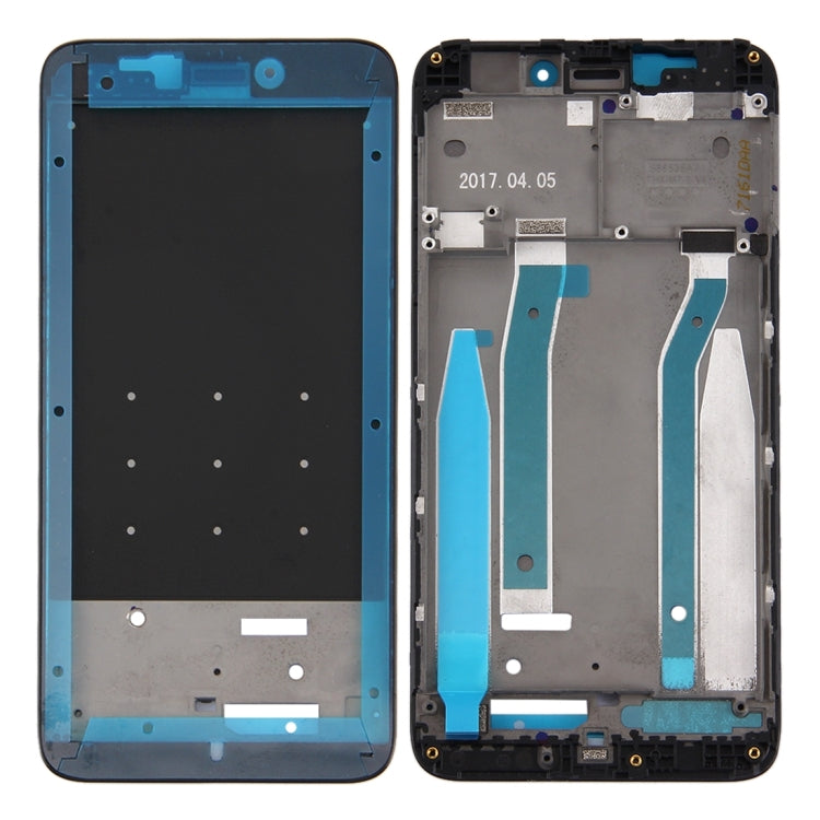 For Xiaomi Redmi 4X Front Housing LCD Frame Bezel(Black) - Frame Bezel Plate by PMC TechLife | Online Shopping South Africa | PMC TechLife