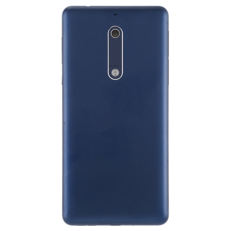 Battery Back Cover with Camera Lens & Side Keys for Nokia 5(Blue) - Back Cover by PMC TechLife | Online Shopping South Africa | PMC TechLife