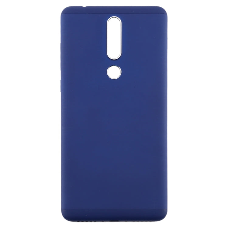 Battery Back Cover with Side Keys for Nokia 3.1 Plus(Blue) - Back Cover by PMC TechLife | Online Shopping South Africa | PMC TechLife