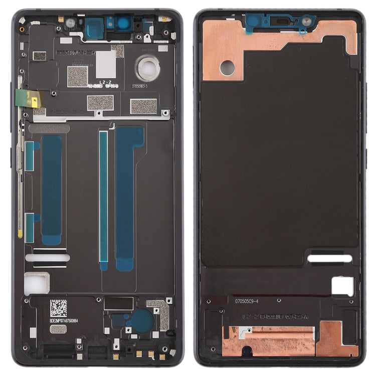 Middle Frame Bezel with Side Keys for Xiaomi Mi 8 SE (Black) - Frame Bezel Plate by PMC Jewellery | Online Shopping South Africa | PMC Jewellery