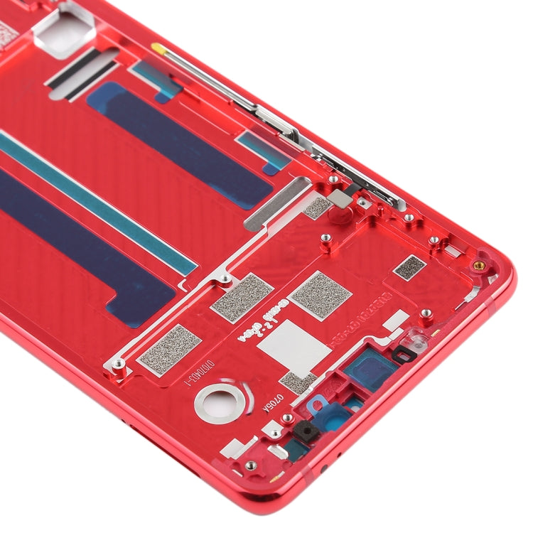 Middle Frame Bezel with Side Keys for Xiaomi Mi 8 SE (Red) - Frame Bezel Plate by PMC Jewellery | Online Shopping South Africa | PMC Jewellery