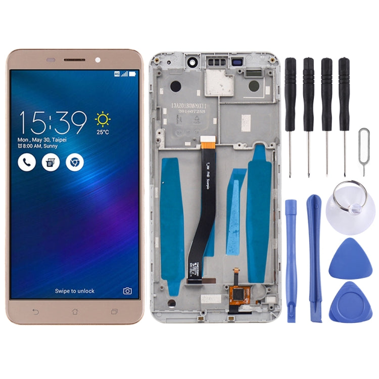 OEM LCD Screen for Asus ZenFone 3 Laser ZC551KL Z01BD Digitizer Full Assembly with Frame（Gold) - LCD Screen by PMC Jewellery | Online Shopping South Africa | PMC Jewellery