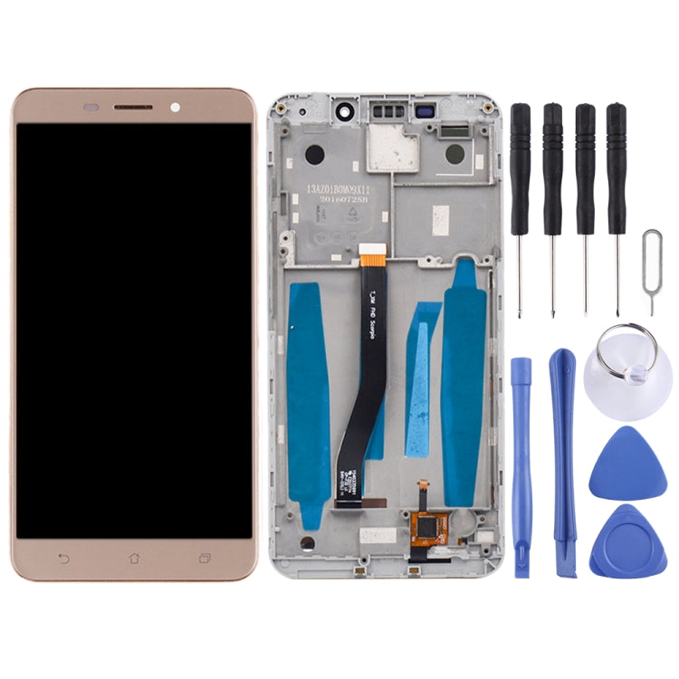 OEM LCD Screen for Asus ZenFone 3 Laser ZC551KL Z01BD Digitizer Full Assembly with Frame（Gold) - LCD Screen by PMC Jewellery | Online Shopping South Africa | PMC Jewellery