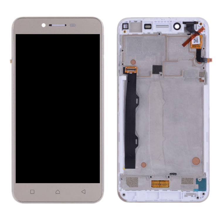 OEM LCD Screen for Lenovo Vibe K5 Plus A6020A46 A6020l36 A6020l37 Digitizer Full Assembly with Frame (Gold) - free shipping - PMC TechLife - Order now!