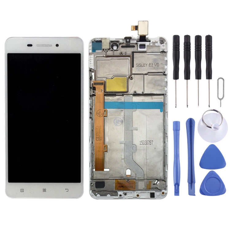 OEM LCD Screen for Lenovo S60 S60W S60T S60A Digitizer Full Assembly with Frame (White) - free shipping - PMC TechLife - Order now!