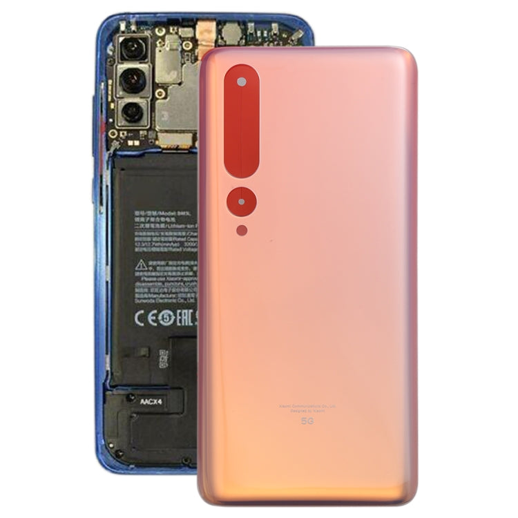 Original Battery Back Cover for Xiaomi Mi 10 5G(Gold) - Back Cover by PMC TechLife | Online Shopping South Africa | PMC TechLife