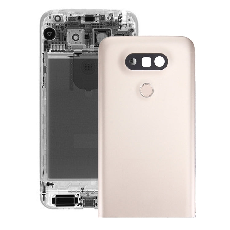 Metal Back Cover with Back Camera Lens & Fingerprint Button for LG G5(Gold) - For LG by PMC TechLife | Online Shopping South Africa | PMC TechLife