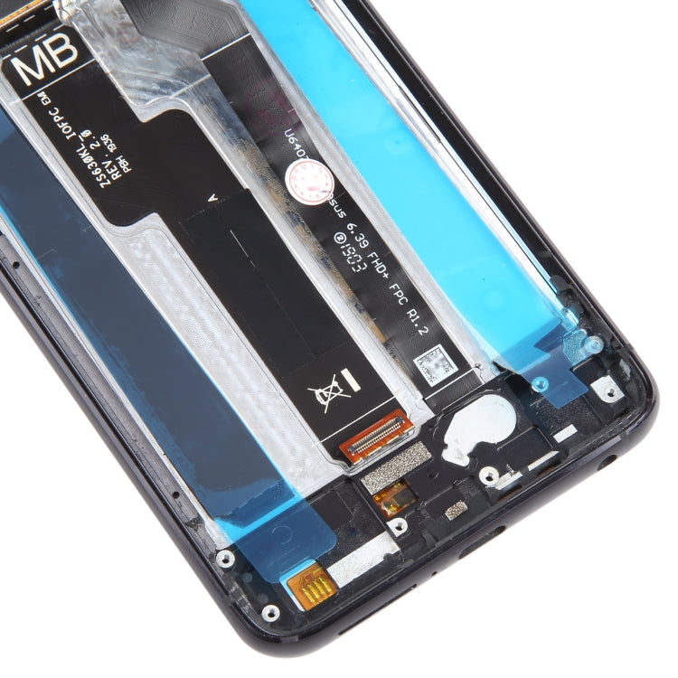 OEM LCD Screen for Asus Zenfone 6 ZS630KL I01WD Digitizer Full Assembly with Frame���Black) - LCD Screen by PMC TechLife | Online Shopping South Africa | PMC TechLife
