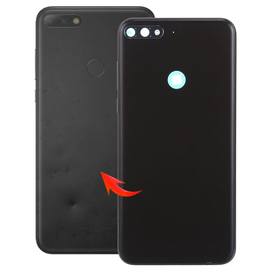 Back Cover with Side Keys for Huawei Enjoy 8(Black) - Back Cover by PMC Jewellery | Online Shopping South Africa | PMC Jewellery