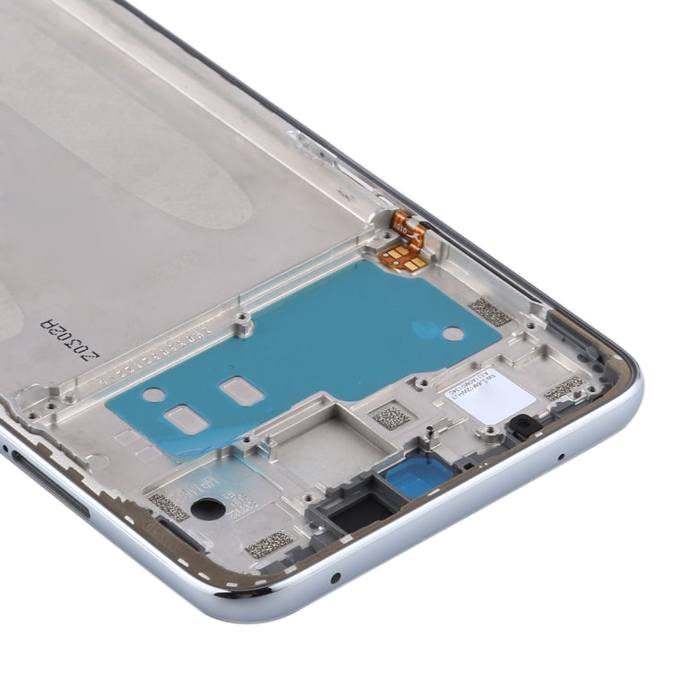 Original Front Housing LCD Frame Bezel Plate for Xiaomi Redmi Note 9S / Note 9 Pro(India) / Note 9 Pro Max / Note 10 Lite(Silver) - Frame Bezel Plate by PMC TechLife | Online Shopping South Africa | PMC TechLife