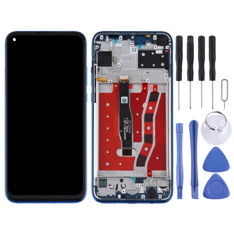 OEM LCD Screen for Huawei Nova 6 SE Digitizer Full Assembly with Frame(Blue) - free shipping - PMC TechLife - Order now!