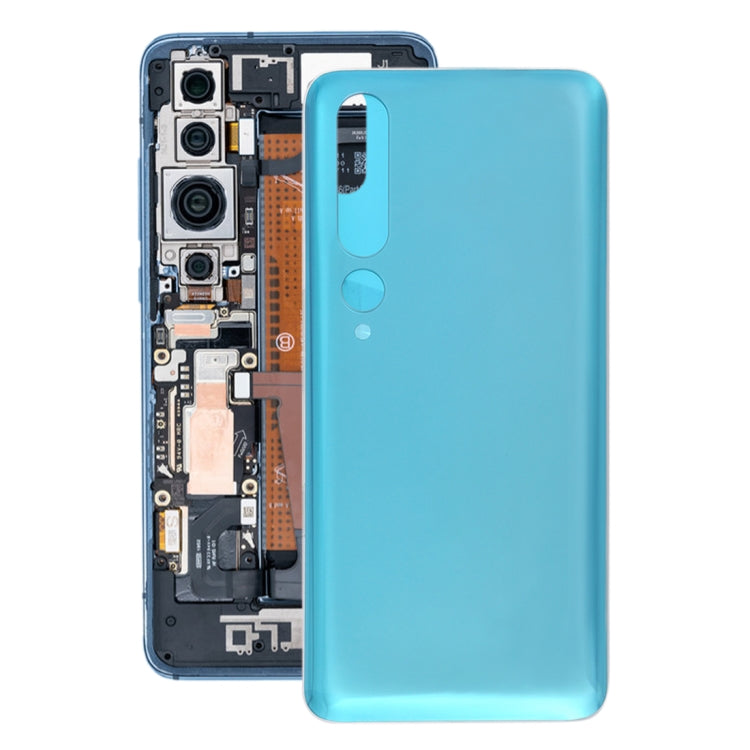 Glass Material Battery Back Cover for Xiaomi Mi 10 5G(Green) - free shipping - PMC TechLife - Order now!