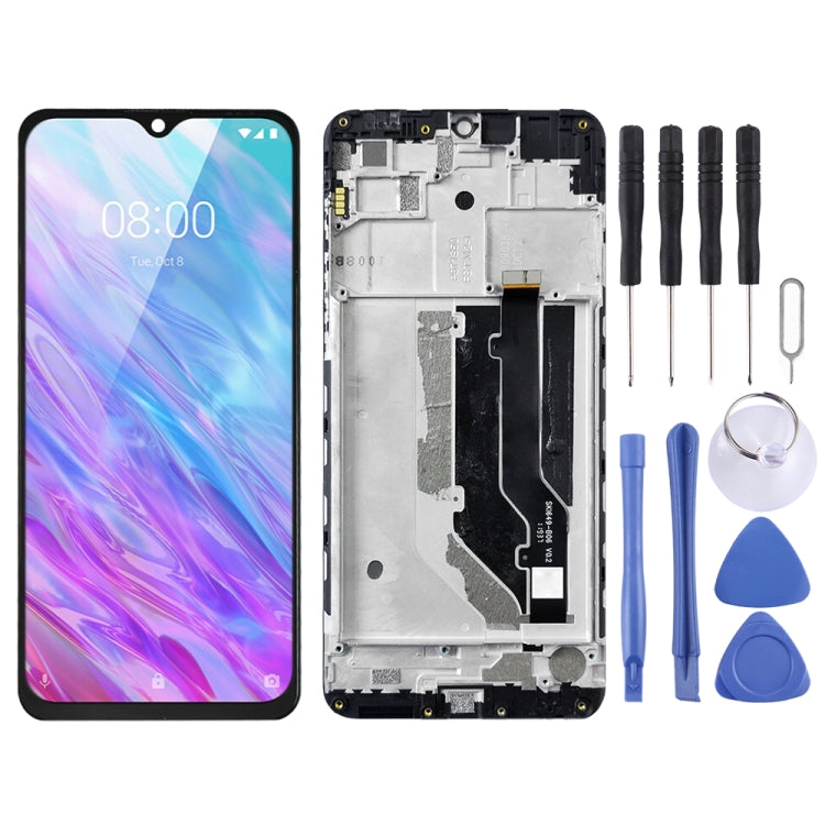 OEM LCD Screen for ZTE Blade 20 Smart / V1050 Digitizer Full Assembly with Frame���Black) - free shipping - PMC TechLife - Order now!
