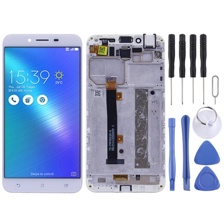 OEM LCD Screen for Asus Zenfone 3 Max ZC553KL / X00D  Digitizer Full Assembly with Frame���White) - free shipping - PMC TechLife - Order now!