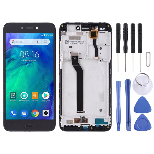 TFT LCD Screen for Xiaomi Redmi Go Digitizer Full Assembly with Frame(Black) - LCD Screen by PMC Jewellery | Online Shopping South Africa | PMC Jewellery