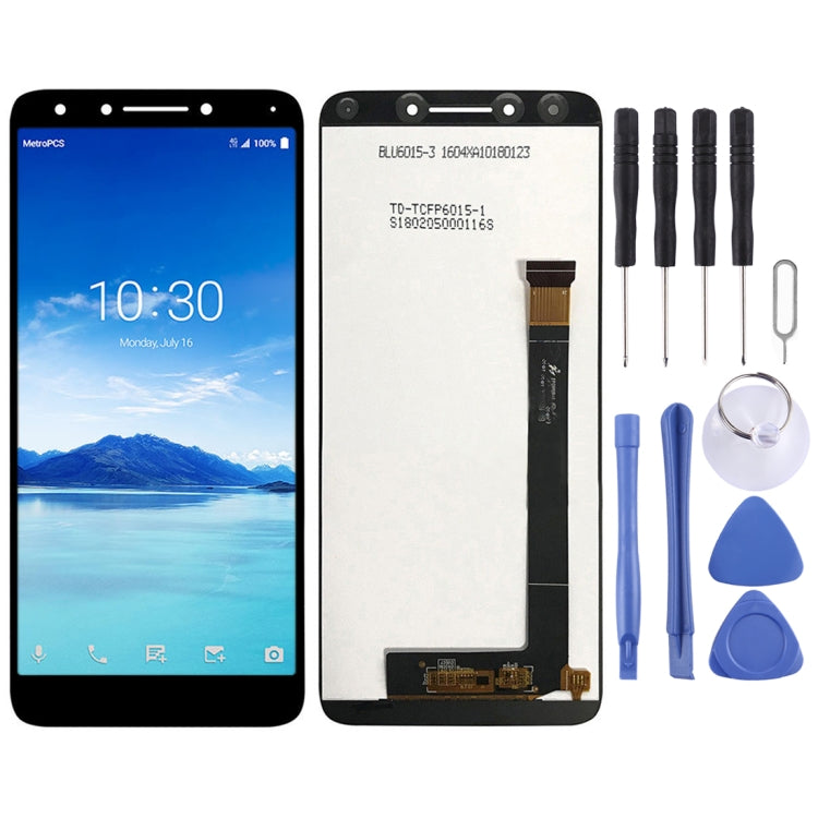 OEM LCD Screen for Alcatel 7 / 6062 / 6062W / 6062T with Digitizer Full Assembly (Black) - free shipping - PMC TechLife - Order now!