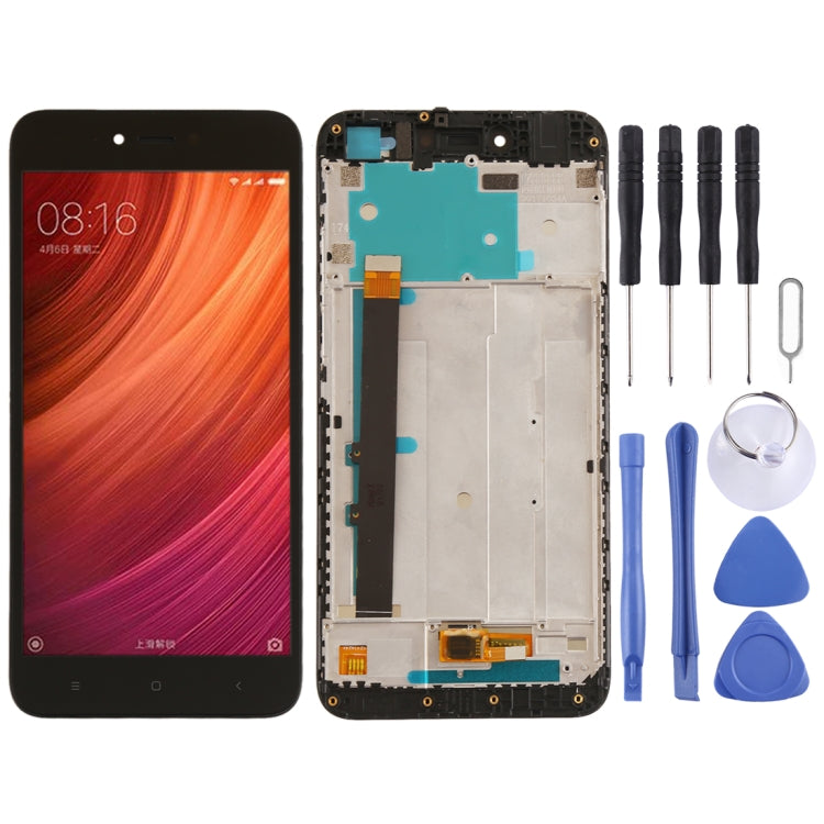 TFT LCD Screen for Xiaomi Redmi Note 5A Digitizer Full Assembly with Frame(Black) - free shipping - PMC TechLife - Order now!
