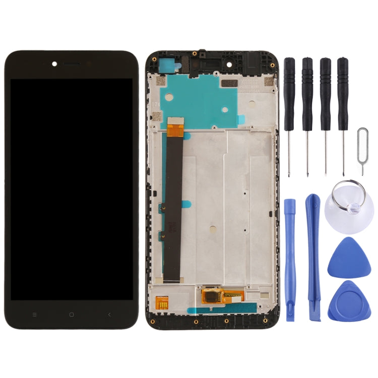 TFT LCD Screen for Xiaomi Redmi Note 5A Digitizer Full Assembly with Frame(Black) - free shipping - PMC TechLife - Order now!
