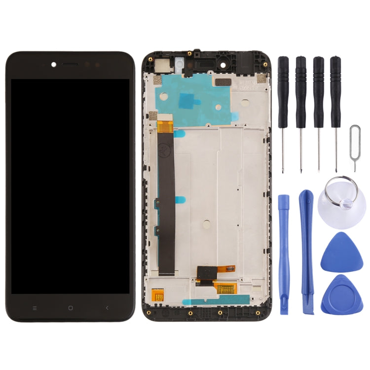 TFT LCD Screen for Xiaomi Redmi Note 5A Prime / Remdi Y1 Digitizer Full Assembly with Frame(Black) - free shipping - PMC TechLife - Order now!
