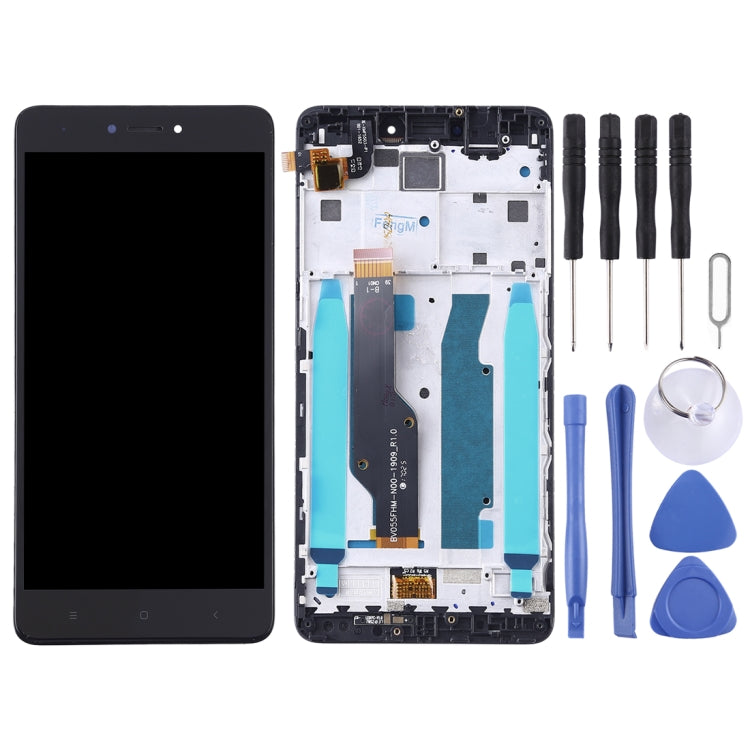 TFT LCD Screen for Xiaomi Redmi Note 4X Digitizer Full Assembly with Frame(Black) - free shipping - PMC TechLife - Order now!