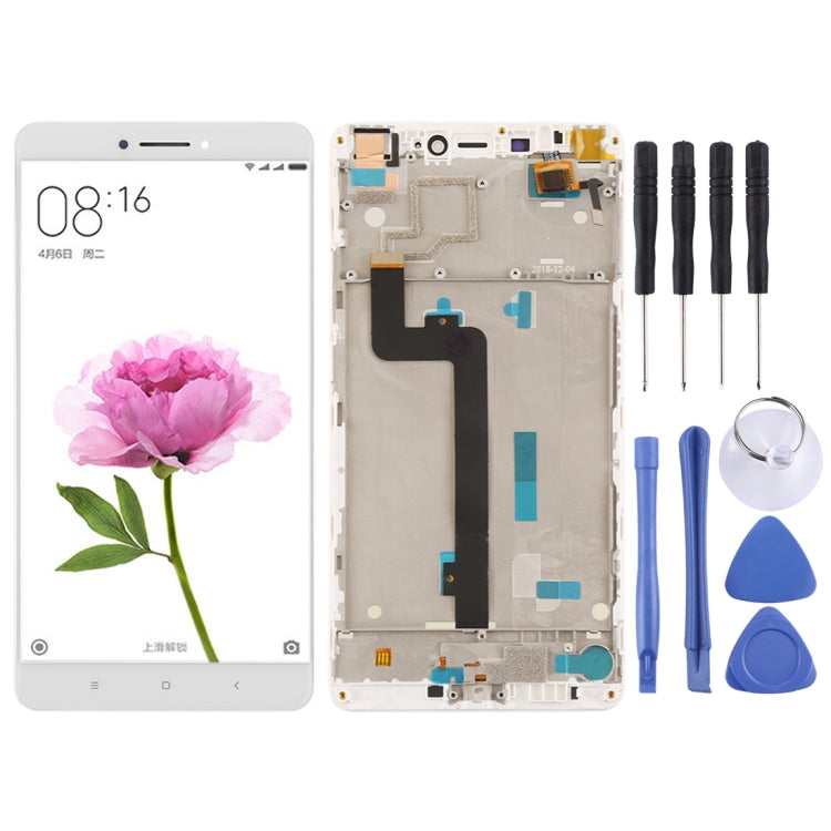 TFT LCD Screen for Xiaomi Mi Max Digitizer Full Assembly with Frame(White) - free shipping - PMC TechLife - Order now!