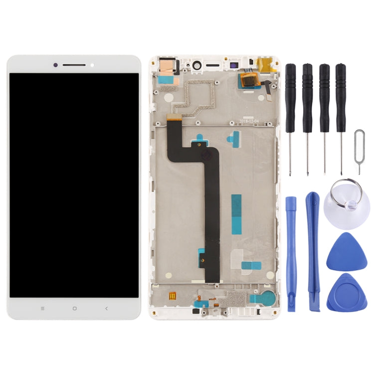 TFT LCD Screen for Xiaomi Mi Max Digitizer Full Assembly with Frame(White) - free shipping - PMC TechLife - Order now!